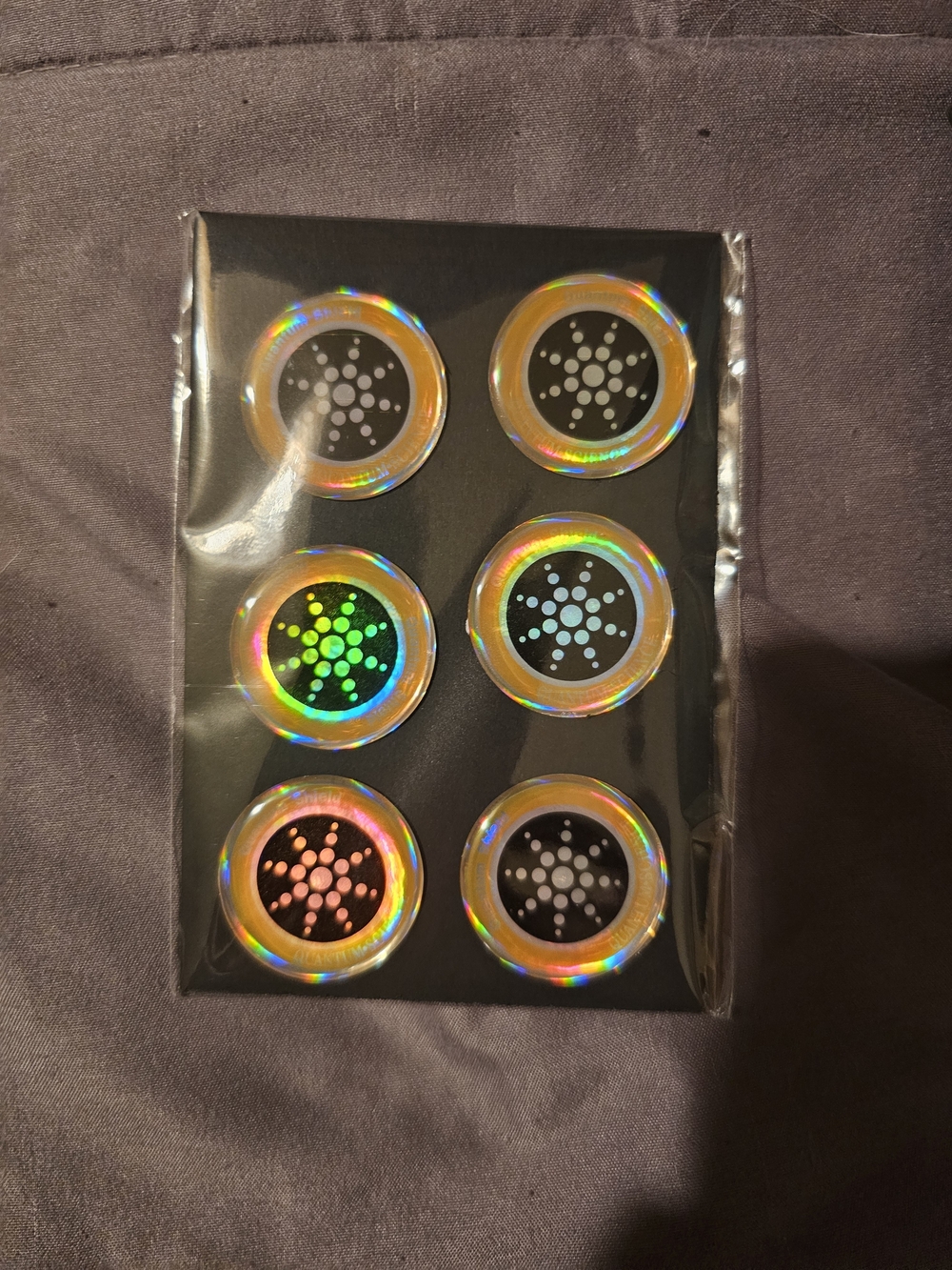 New Quantum Shield Metallic Phone Stickers Set (6-Piece)